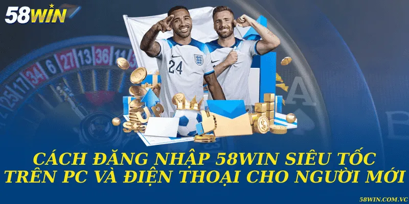 Đăng Nhập 58WIN - Cách Tham Gia Thiên Đường Cá Cược Cách đăng nhập 58WIN siêu tốc trên PC và điện thoại cho người mới