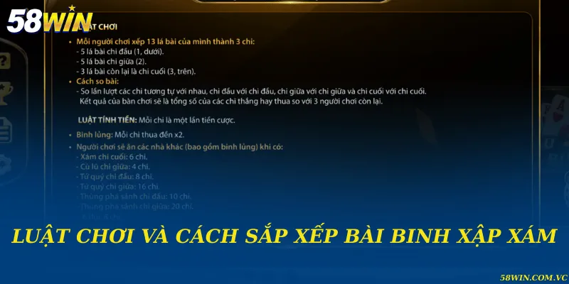 Binh Xập Xám Là Gì – Khái Niệm, Luật Chơi Và Cách Hiểu Đúng Luật chơi và cách sắp xếp bài binh xập xám
